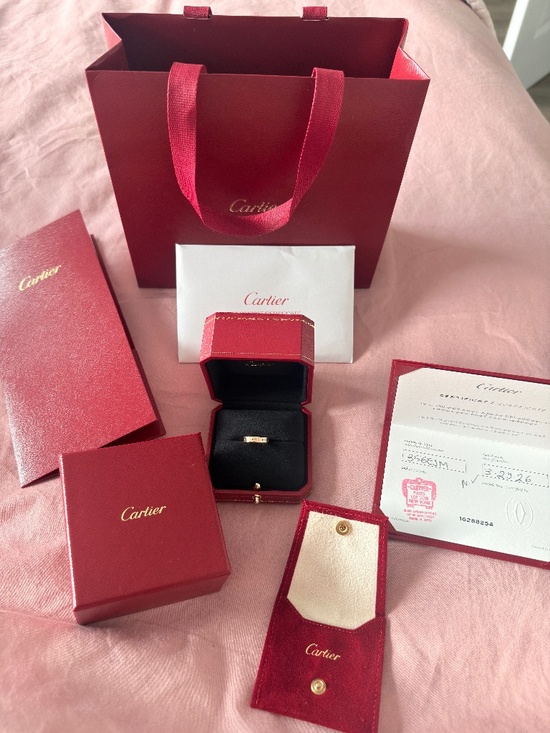 Cartier Jewelry - Cartier love ring 49 rose gold